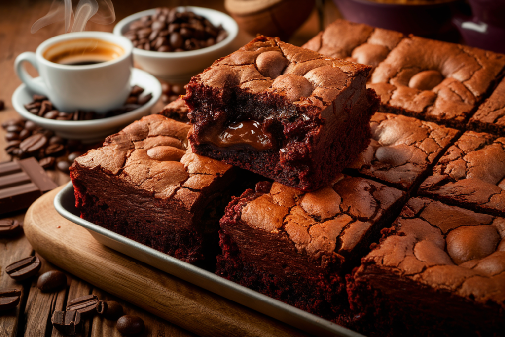 Can I add coffee instead of water to brownie mix?