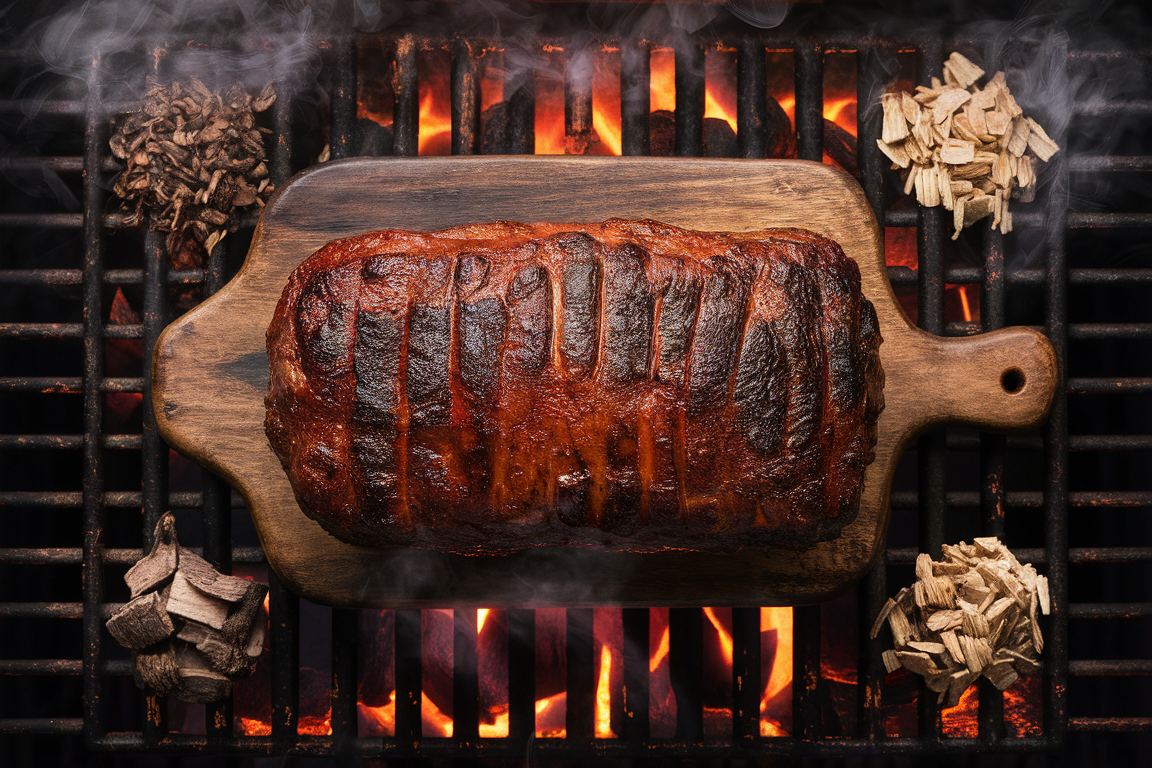 What is the best wood to smoke meatloaf with?