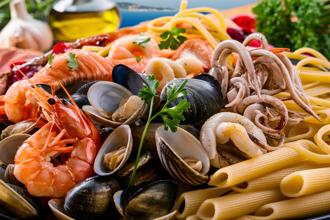 What kind of pasta is best for seafood pasta?