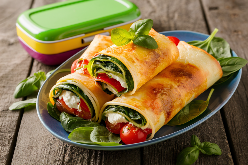 skinny lasagna roll ups school