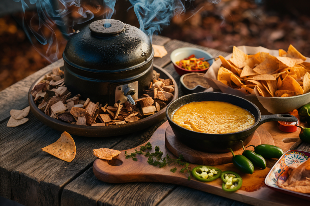 What is the best wood to smoke queso with?