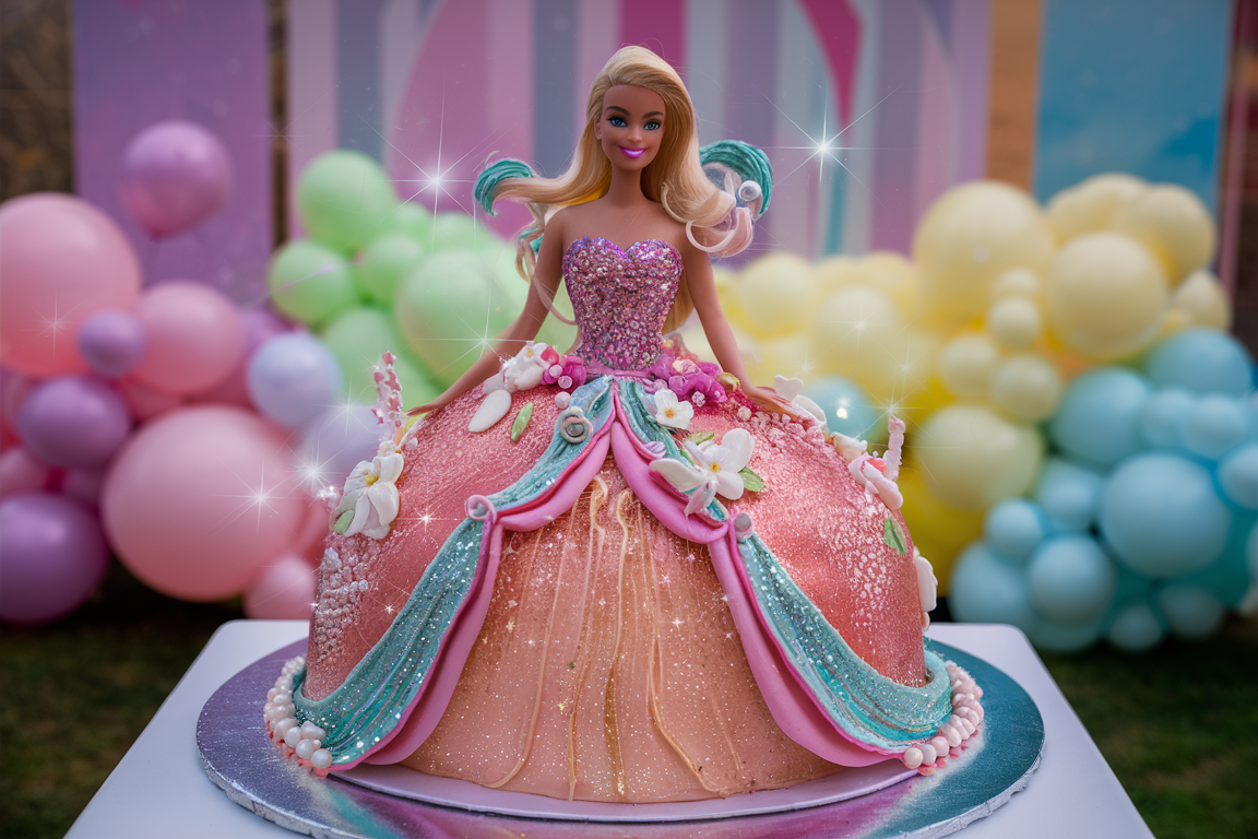 barbie cake