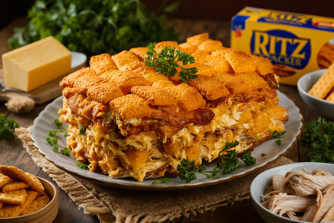 Ritz cracker chicken casserole